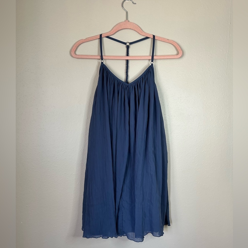 Abercrombie & Fitch Navy Blue Spaghetti Strap Tunic